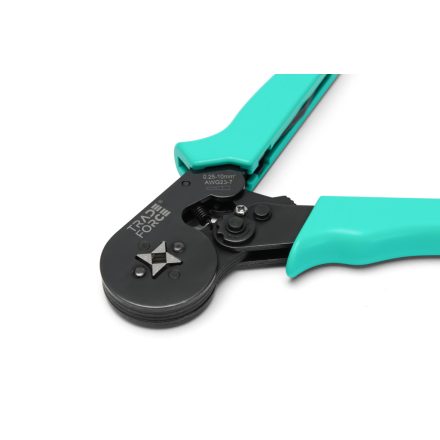 Krimpelőfogó 0.08-10mm2 présforma: négyszög