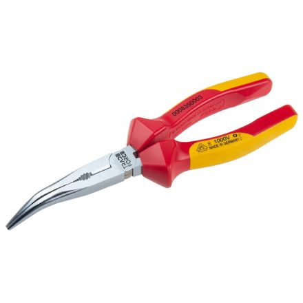 Hajlított csőrű fogó 200mm szigetelt 1000V VDE