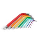 Imbuszkulcs készlet 9 db-os többszínű