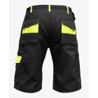 Urgent rövidnadrág URG-Y fekete-neon sárga 44