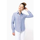 LADIES' LONG-SLEEVED OXFORD SHIRT