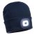 B028 - Sapka, újratölthető 2 LED lámpával Navy 