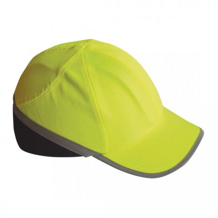 PW79-HI-VIS ütésbiztos baseball sapka sárga