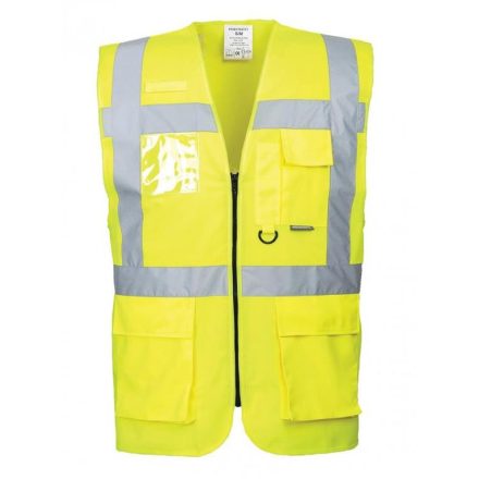 S476 - Jól láthatósági vezetői mellény sárga 4XL