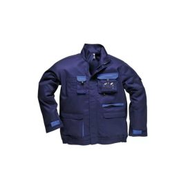 Portwest Contrast  munkavédelmi kabát kék L