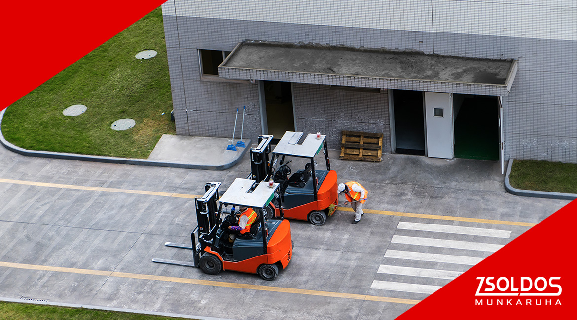 Munkahelyi közlekedés-biztonság belső területeken